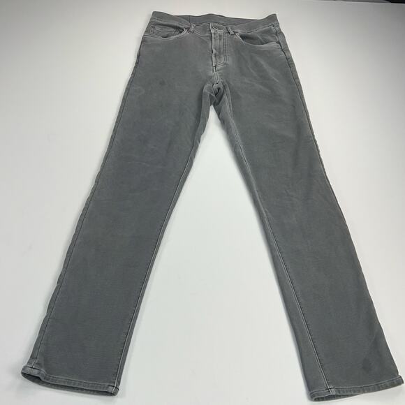 Faherty Stretch Terry 5-Pocket Pant - Slate Gray MBC0020 Size 30x31 - Picture 12 of 16